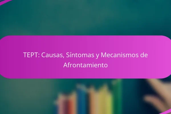 TEPT: Causas, Síntomas y Mecanismos de Afrontamiento